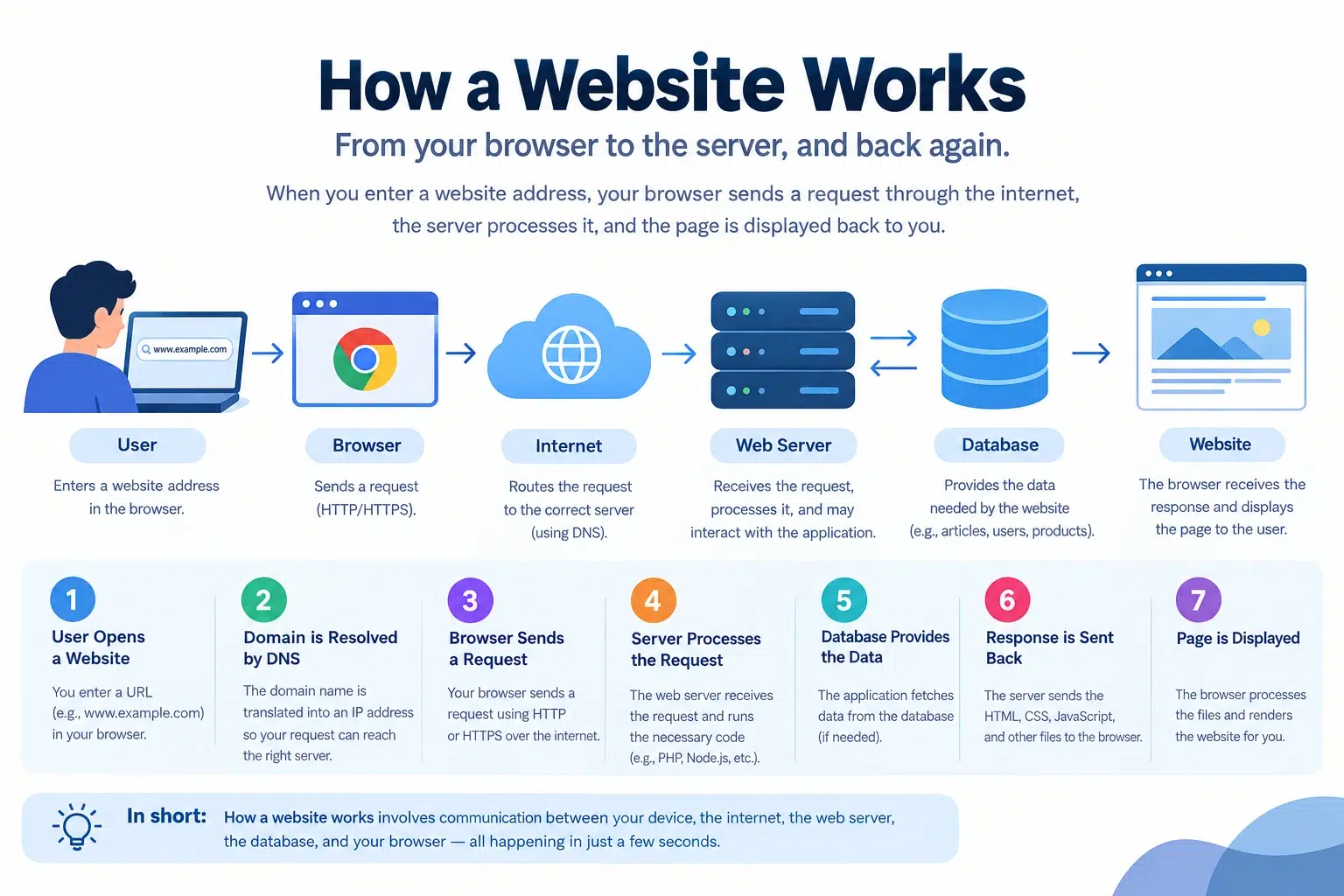 how to website work